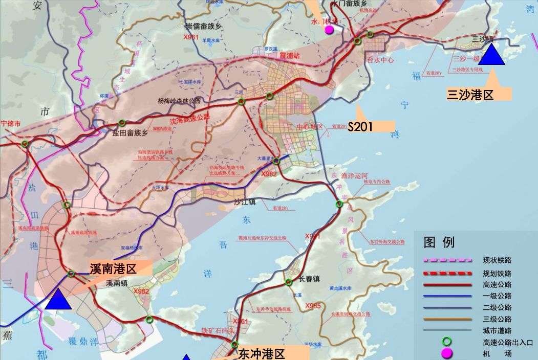 霞浦城乡规划方案流出,未来霞浦将建高速公路环线