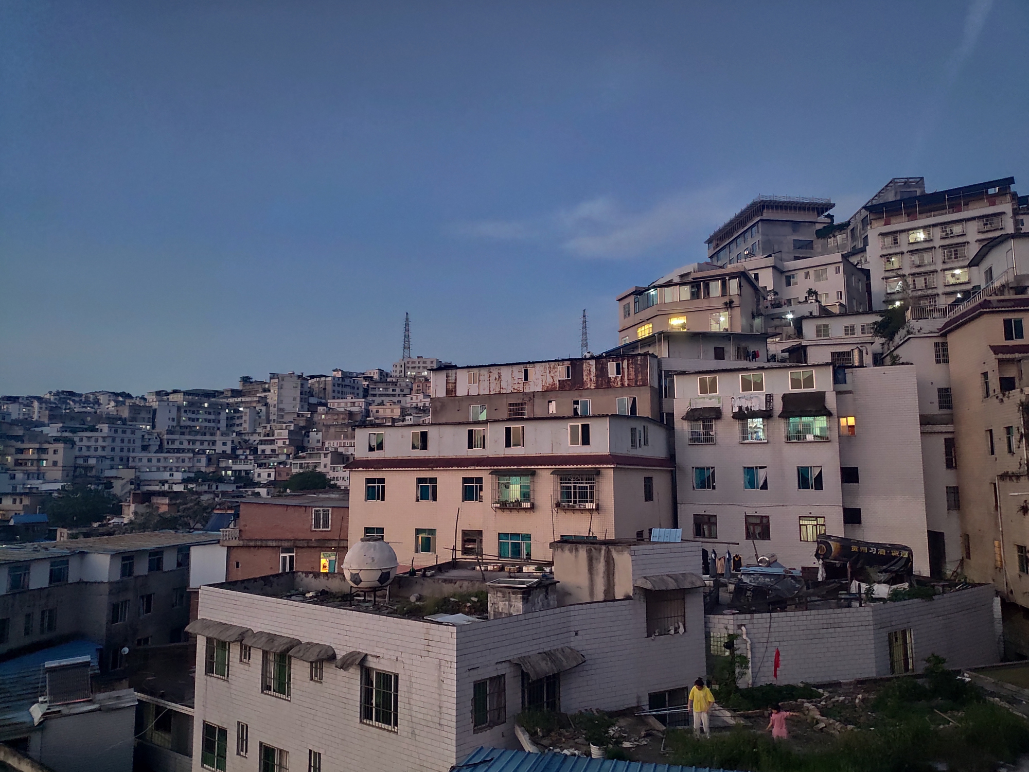 贵州省贵阳市煤矿村风光,稍微打整一下说不定都能成网红景点