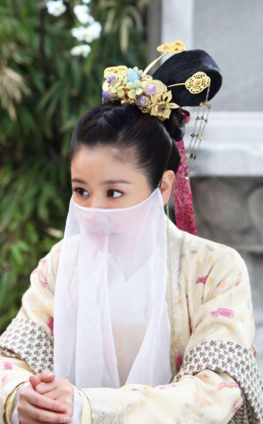 这些古装美女轻纱掩面,真的惊艳到了我!