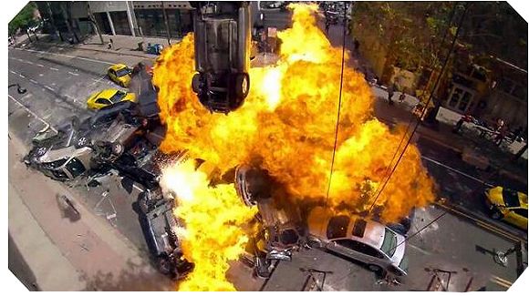 一期一会 | 汽车大爆炸,看看老美电影中的大场面