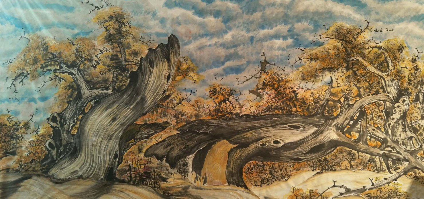 当代著名画家柳水平国画作品欣赏