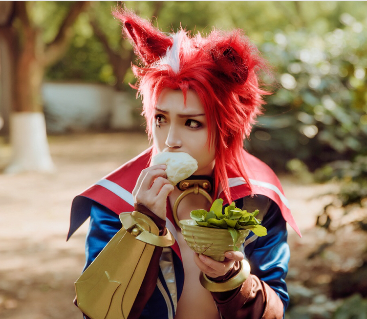 王者荣耀:一个人cos信白云亮三对基友加两兄弟,妹子的三观已毁