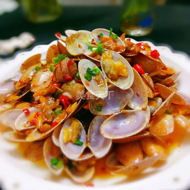 香辣炒花蛤,简单经济实惠的美味,吃到停不下来