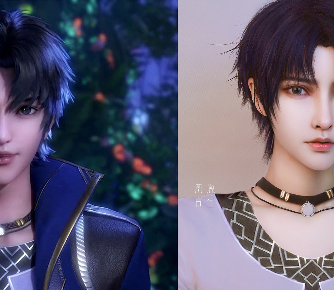 御用漫改真人男主肖战,不敌《斗罗大陆》唐三神级cos?不太可能