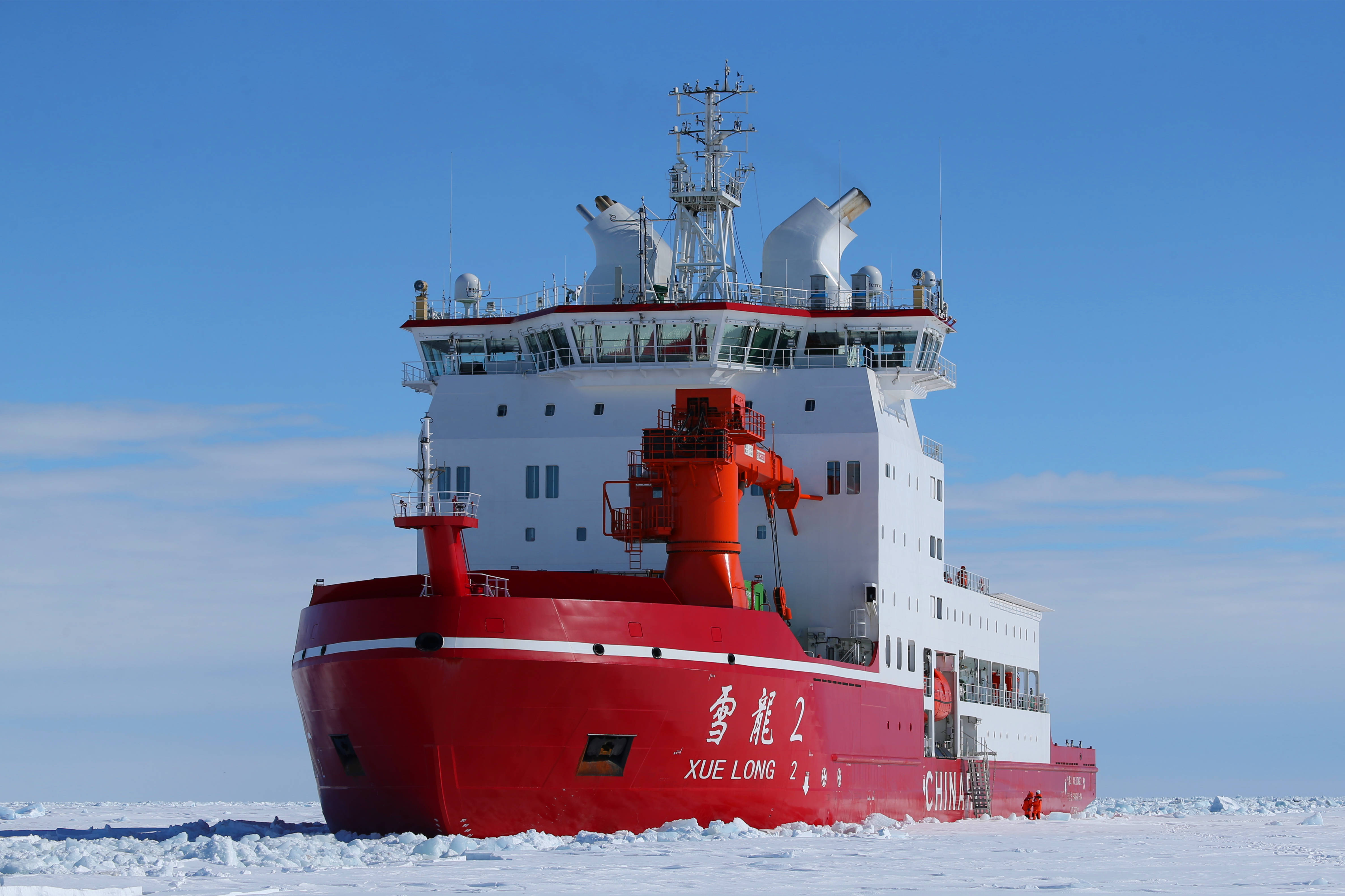 通讯:"雪龙兄弟"南极情深