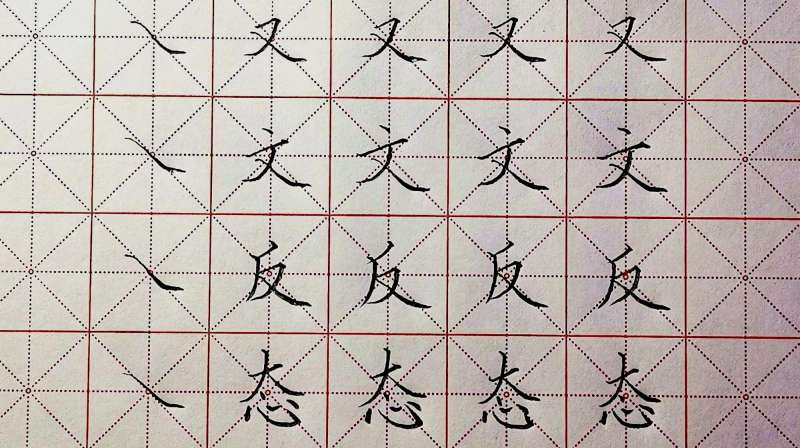 捺画是表现力极强的笔画，抓住哪些要点，才能书写漂亮？,文化历史,文化艺术,好看视频