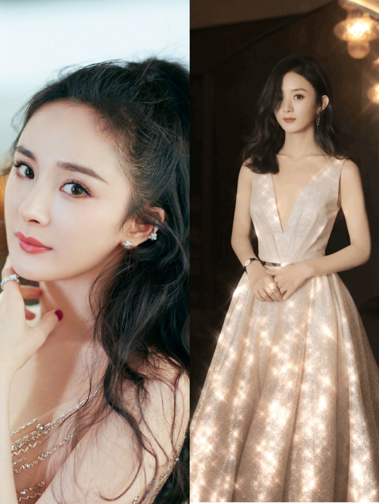 杨幂与赵丽颖同框,你死我活的两大粉丝圈又是一个修罗场!