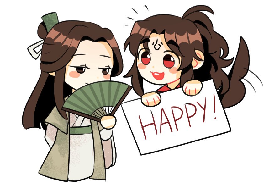 魔道祖师:忘羡新年贺图,猪肉炖白菜,网友:就怕腐女会画画