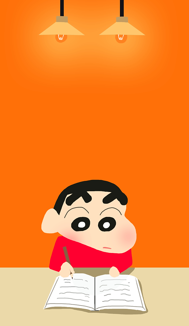 高清手机壁纸丨动漫蜡笔小新丨扎心情感短句