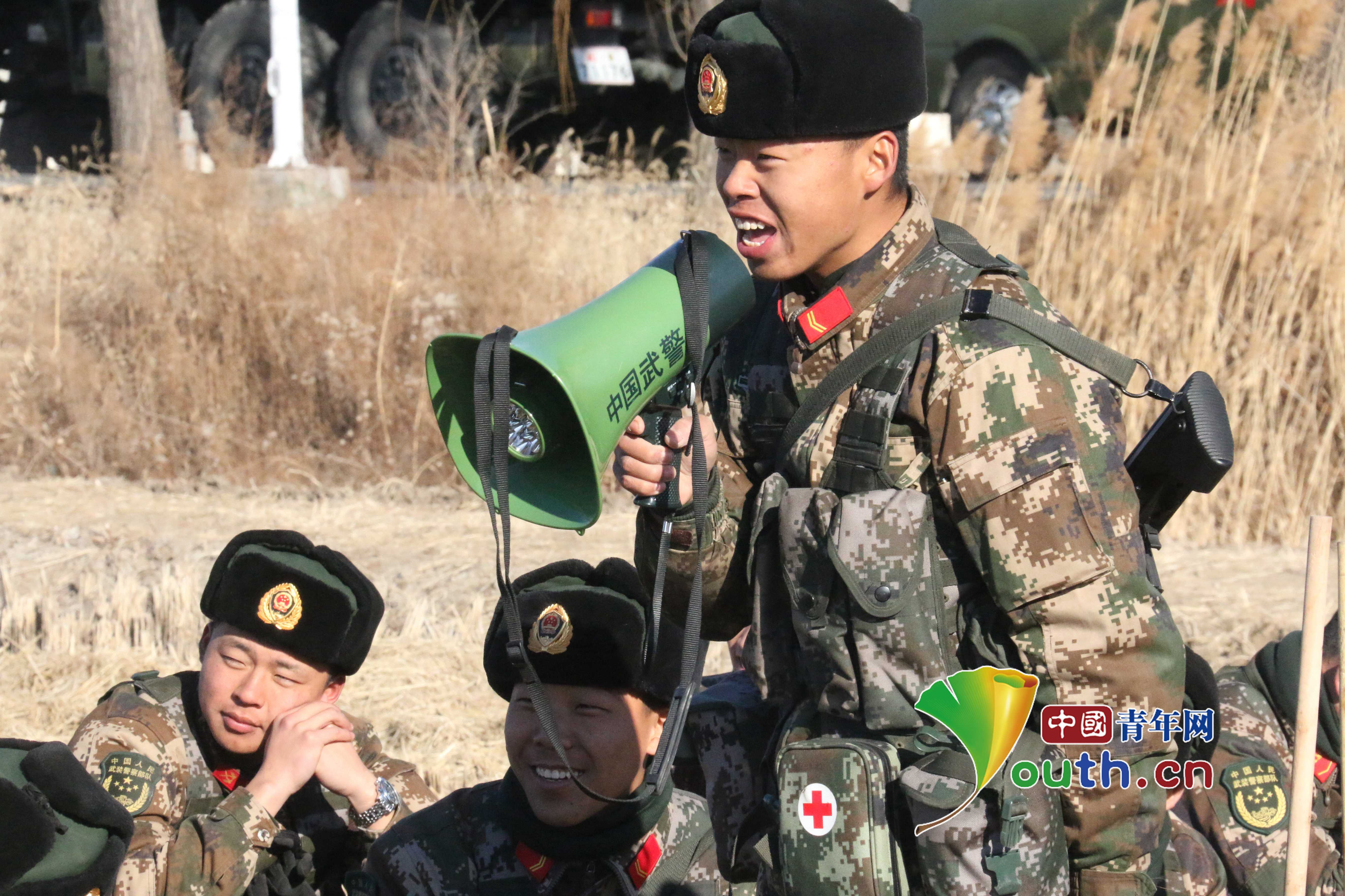 陕西武警机动支队图片