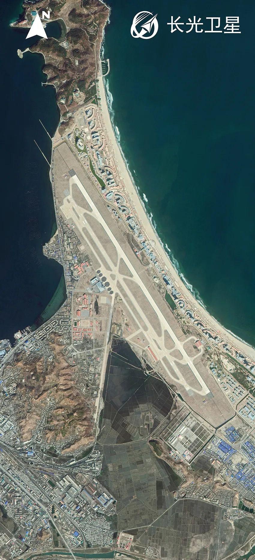 高清大片!吉林一号拍摄的朝鲜-元山市