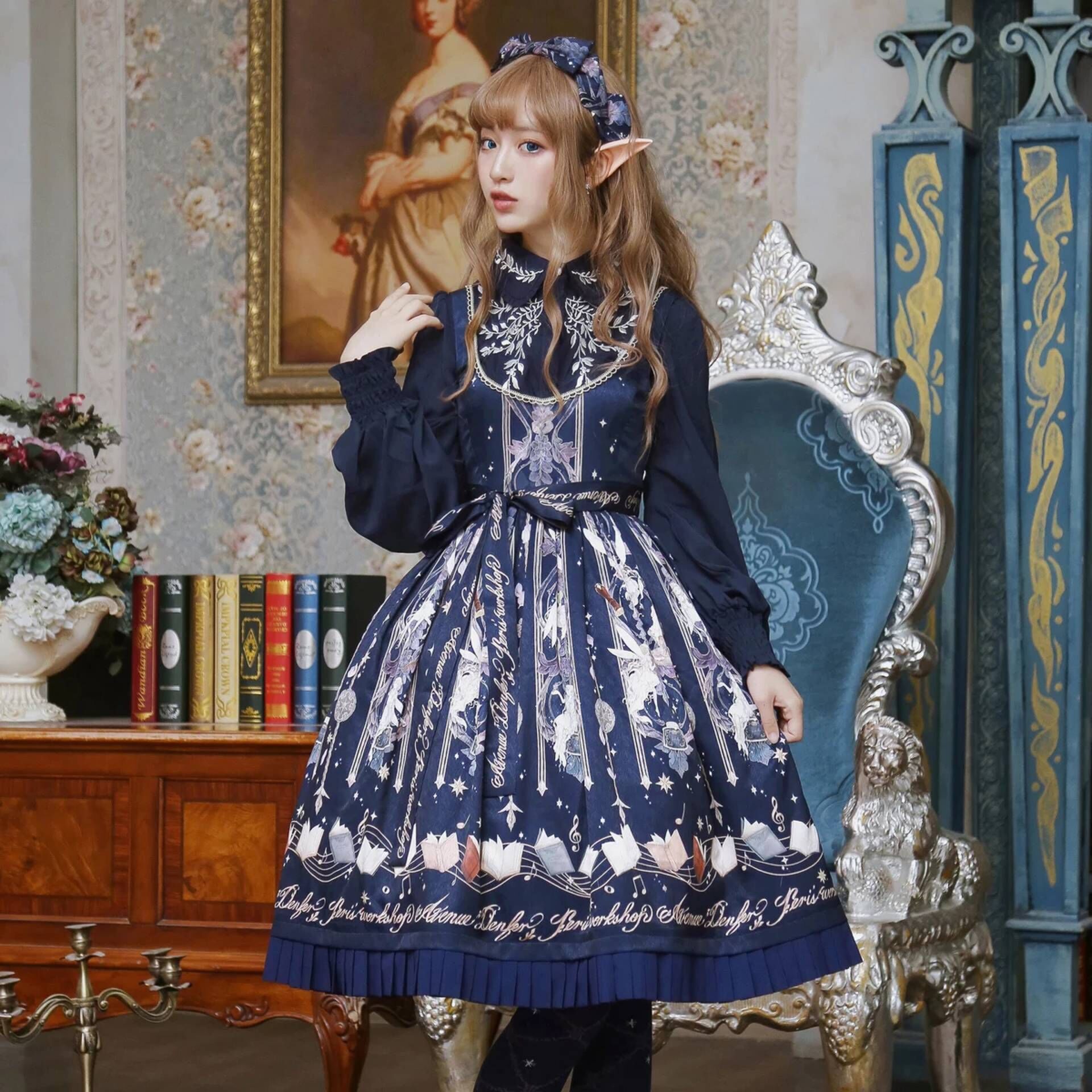 解答微胖女孩的烦恼:lolita服饰怎样穿才能不显孕?