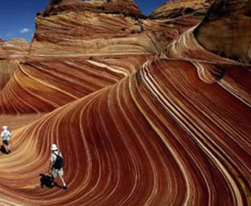 旅游:美国犹他州和亚利桑那州交界处的神秘"石浪"