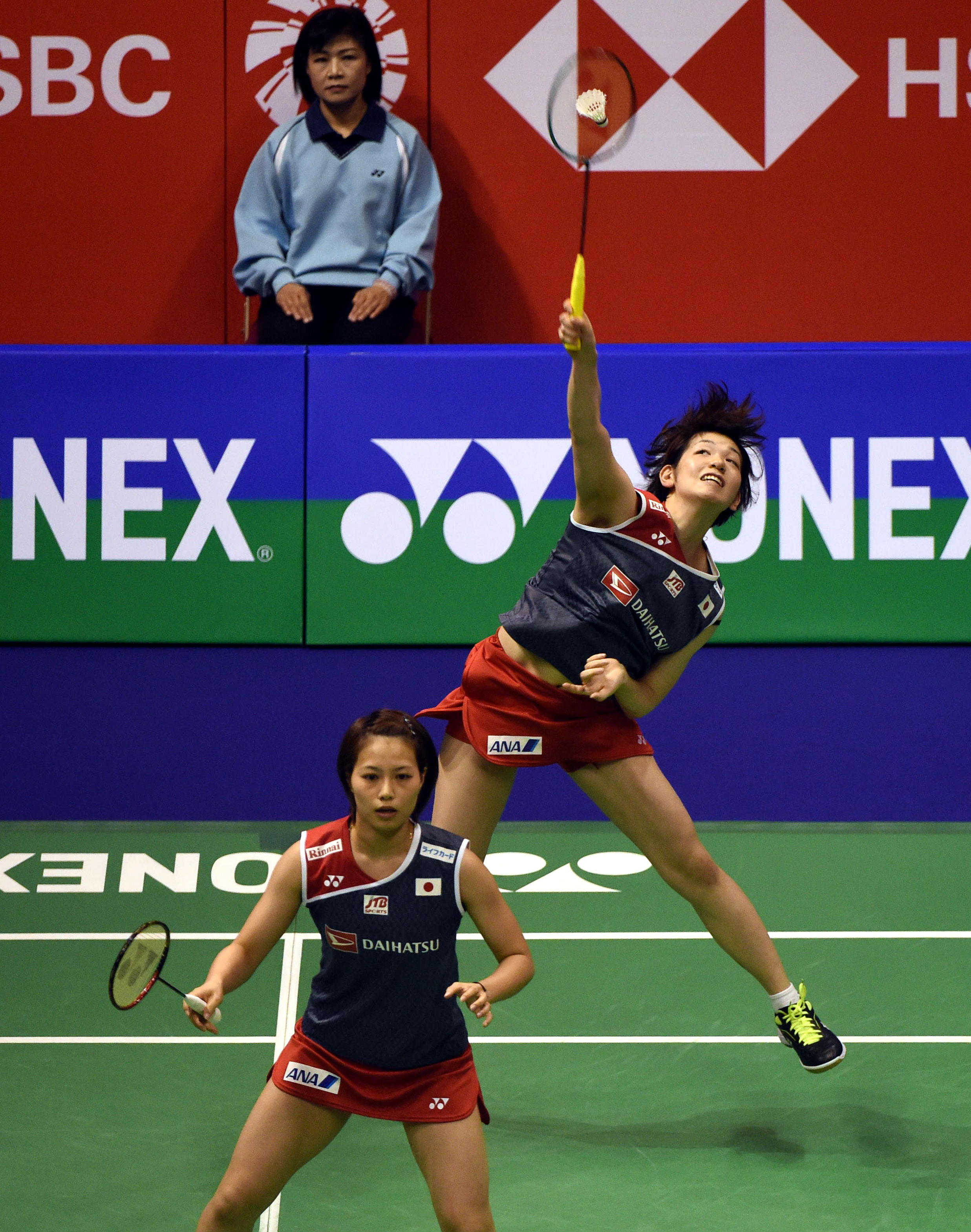 羽毛球——香港公开赛:日本组合晋级女双决赛(1)
