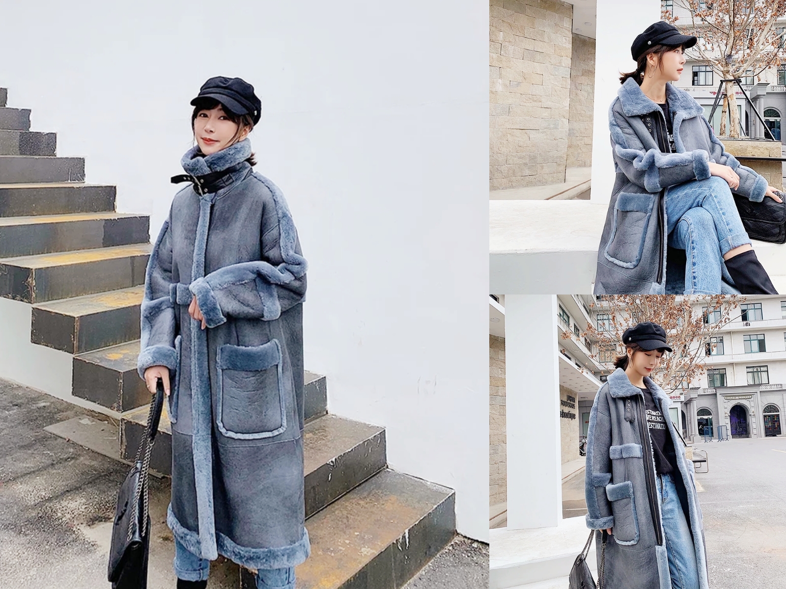 冬季最流行的羊羔毛外套,比大衣更温暖好看,穿上超时髦!