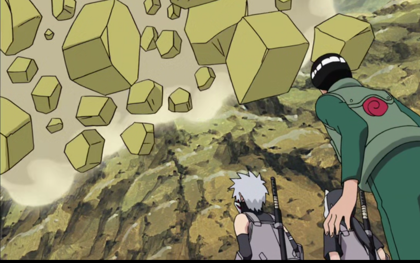 火影忍者:土遁达人卡卡西,光是这一招,前后就用了不下五次