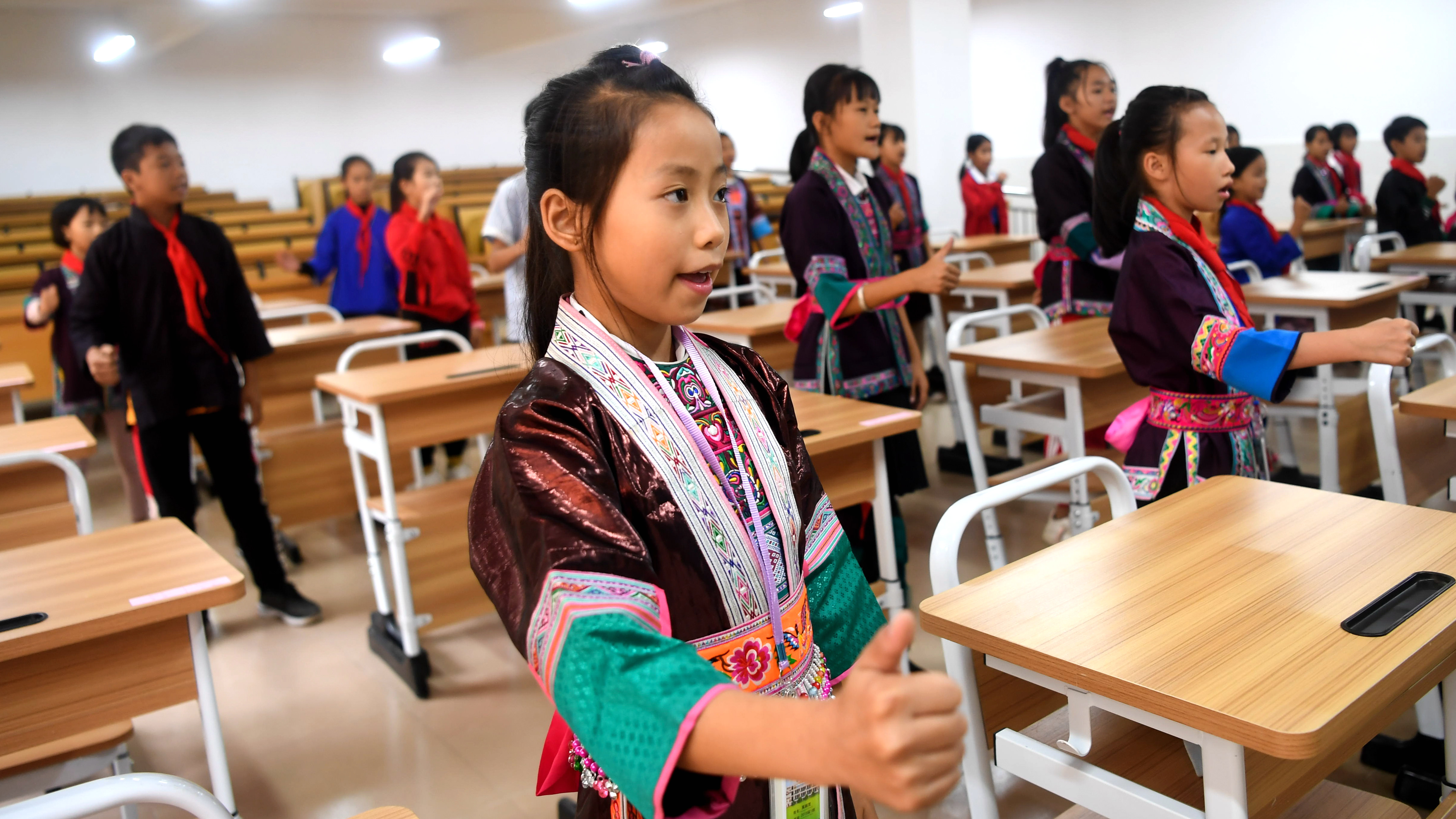 广西三江:侗戏进校园(3)