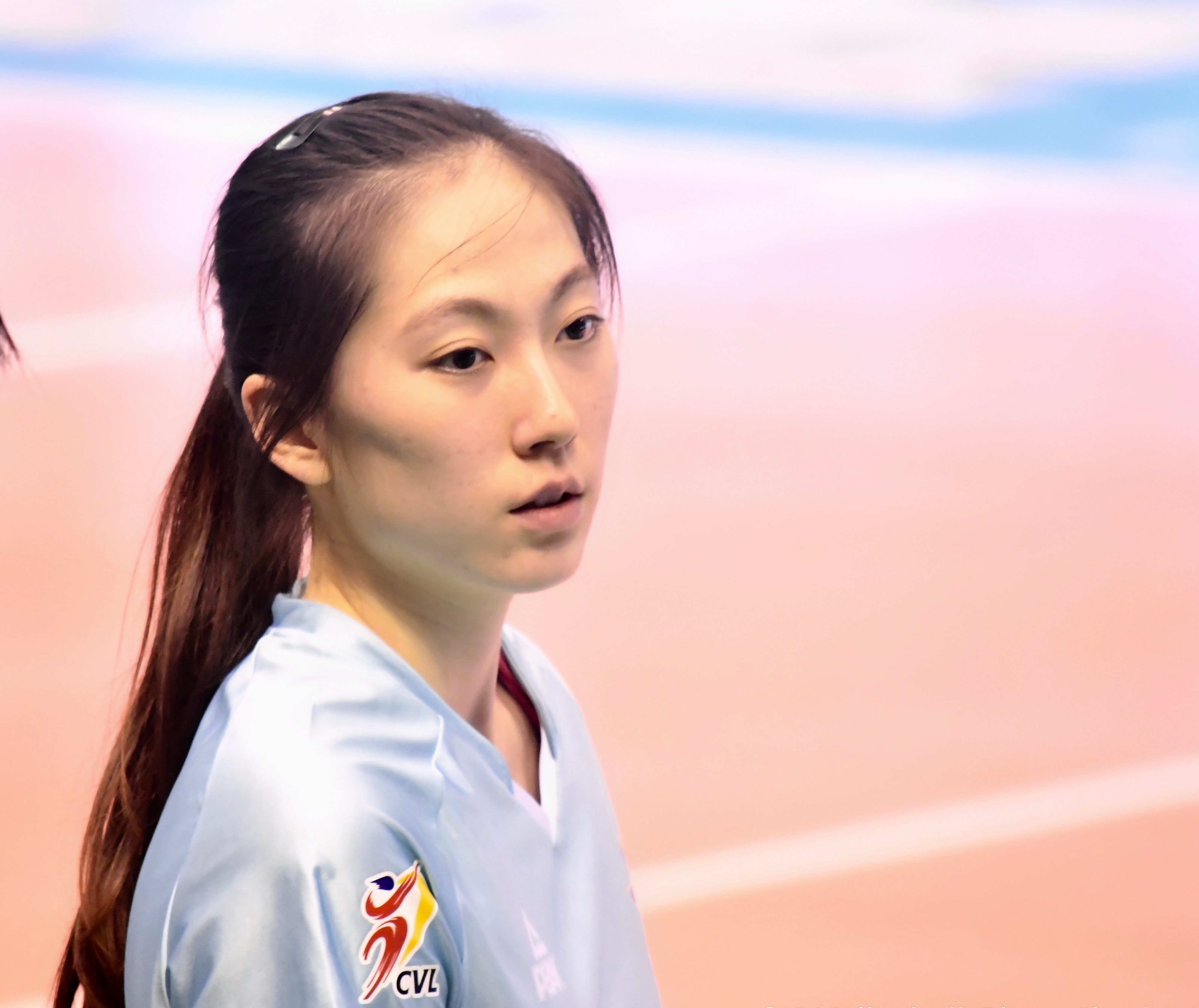 欧阳茜茜!八一女排美女接应!精选15张女排联赛图片庆生!