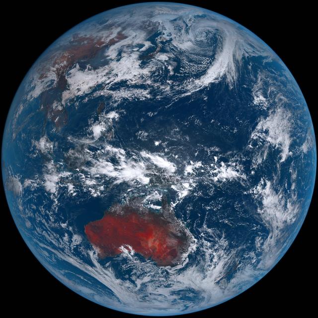 2020年3月7日11时10分地球照片