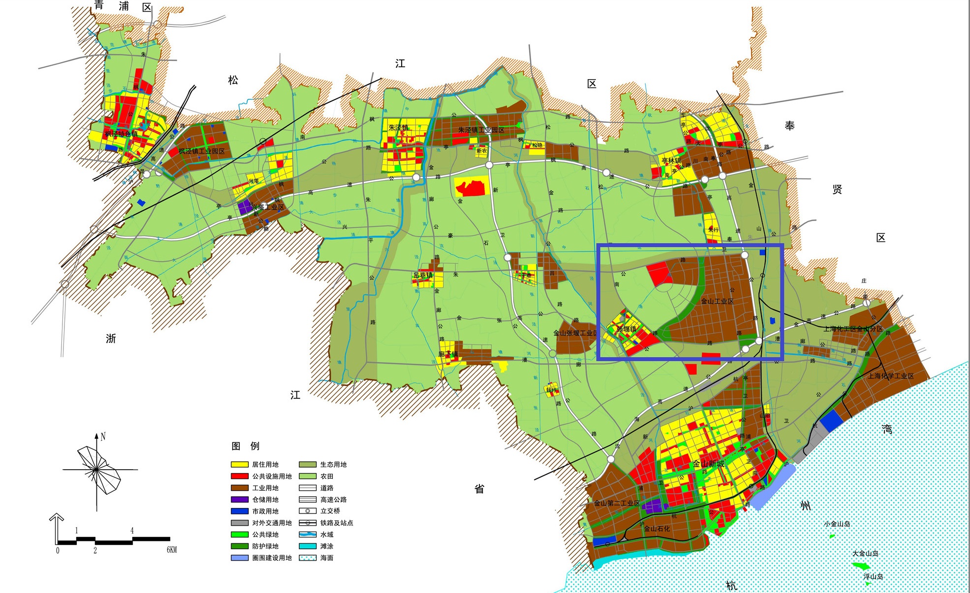 上海金山工业园区推进产城融合,要在中心地带建设一所幼儿园