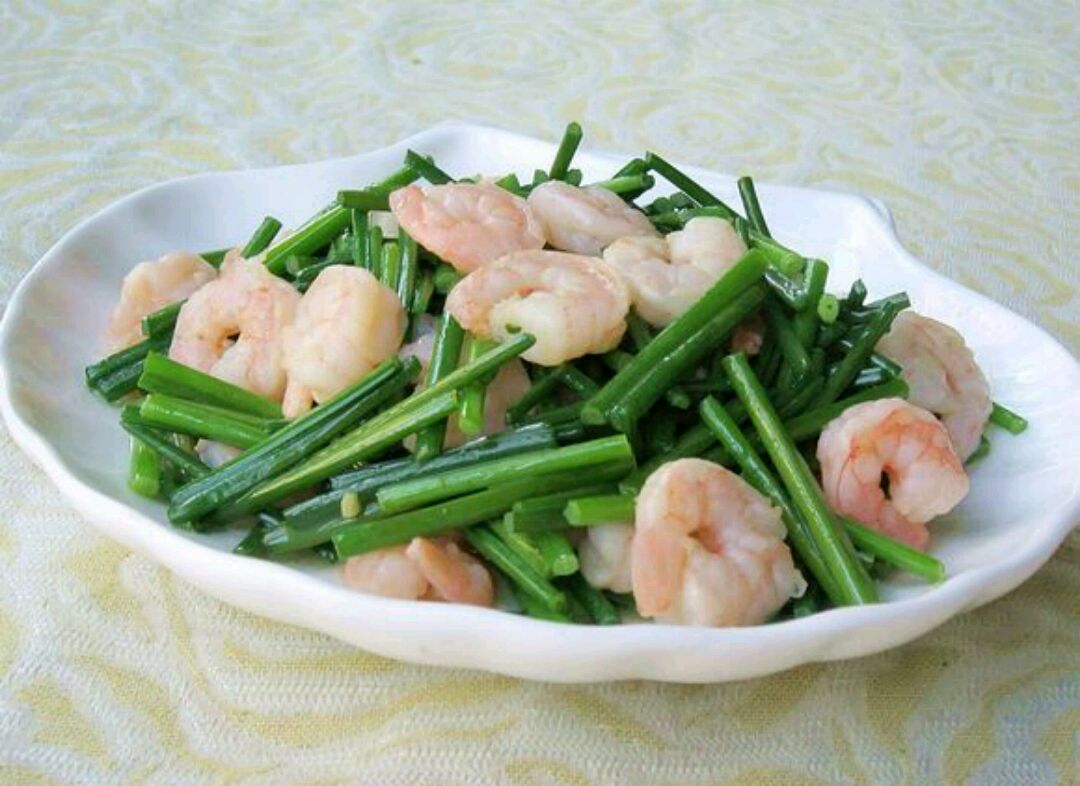 韭菜虾仁,男性补肾的不二选择