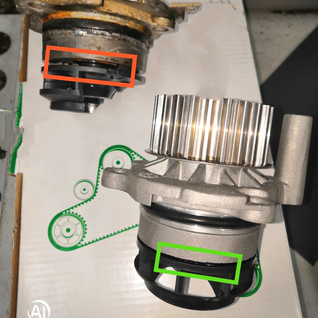 看着拆下的发动机正时皮带,奥迪a6车主后悔:看着皮带还好啊!