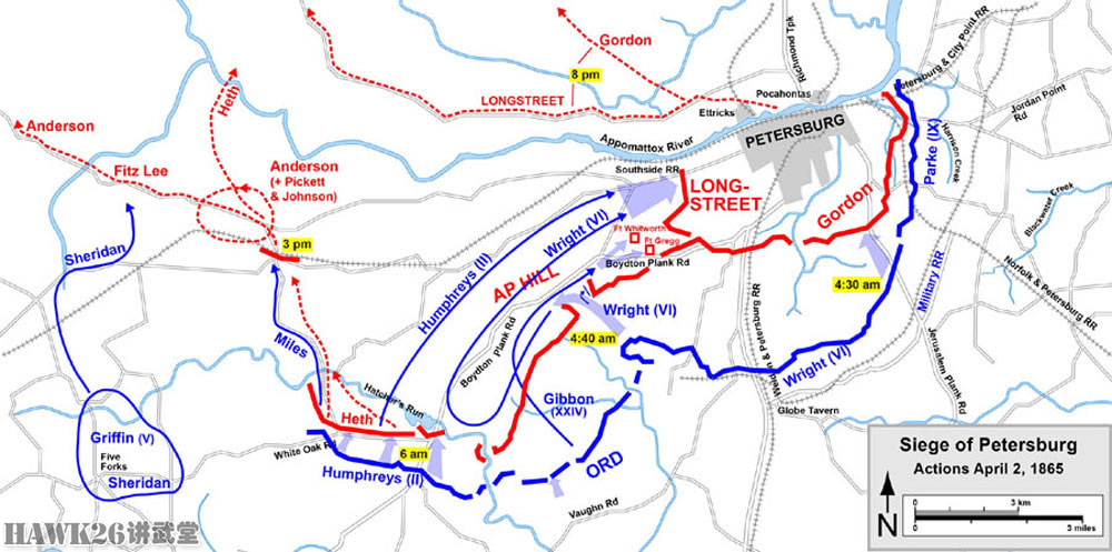 图说:美国南北战争彼得斯堡战役 人类历史上的第一次堑壕战