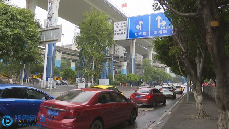 江北华福路重要交通调整 早晚高峰禁止北滨路上渝澳大桥