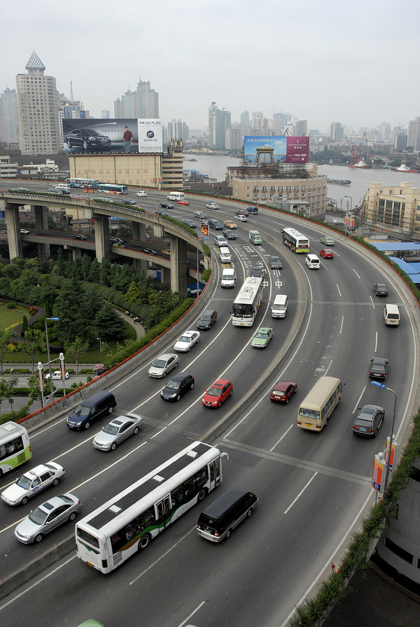 上海外环高速公路图片