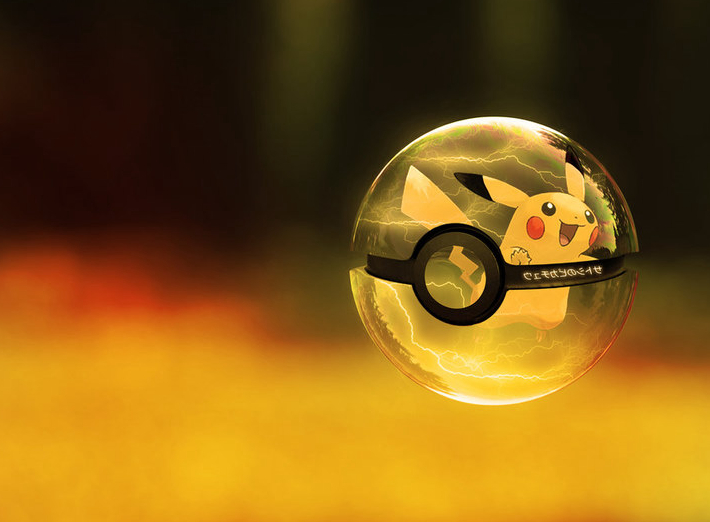 唯美的神奇宝贝精灵球透视图,每一张都是绝美的电脑桌面