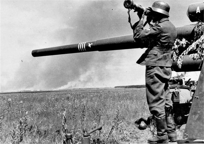 二战陆战十大明星兵器系列,德国88毫米高射炮!