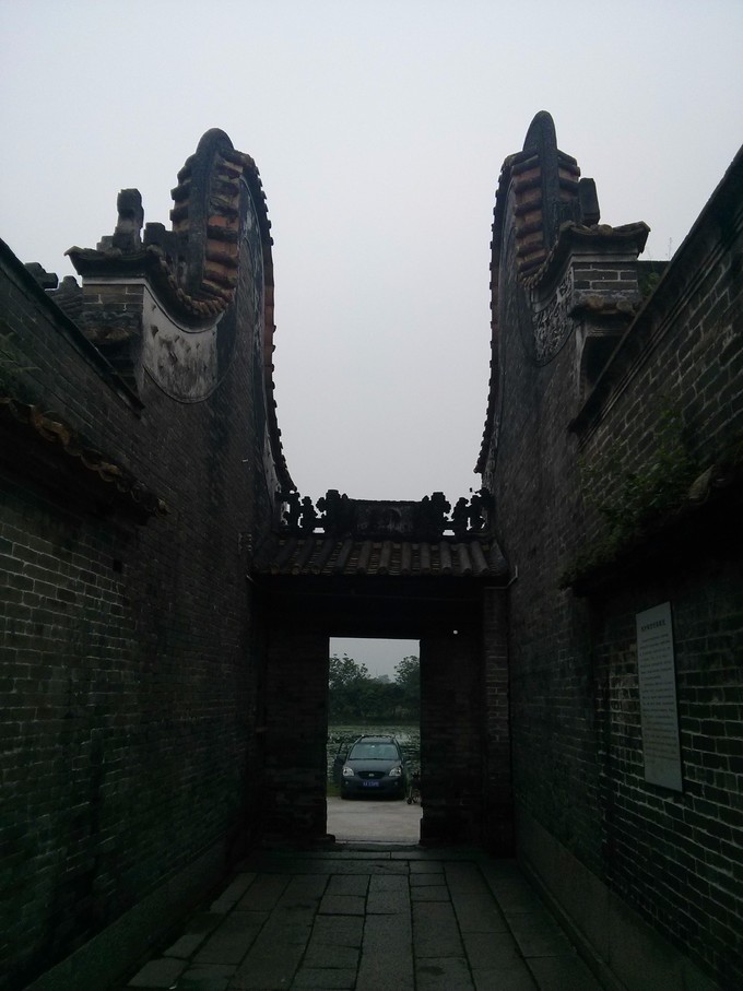 广州花都塱头村,最具视觉震撼力的古村