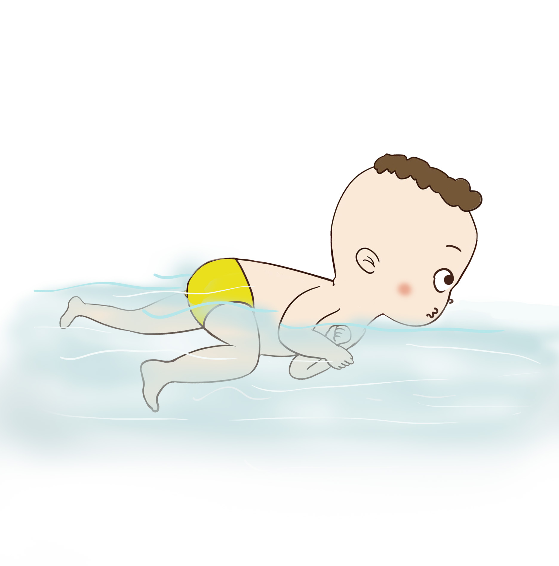 为什么宝宝刚出生就会游泳,长大后反而不会了?秘密在这里