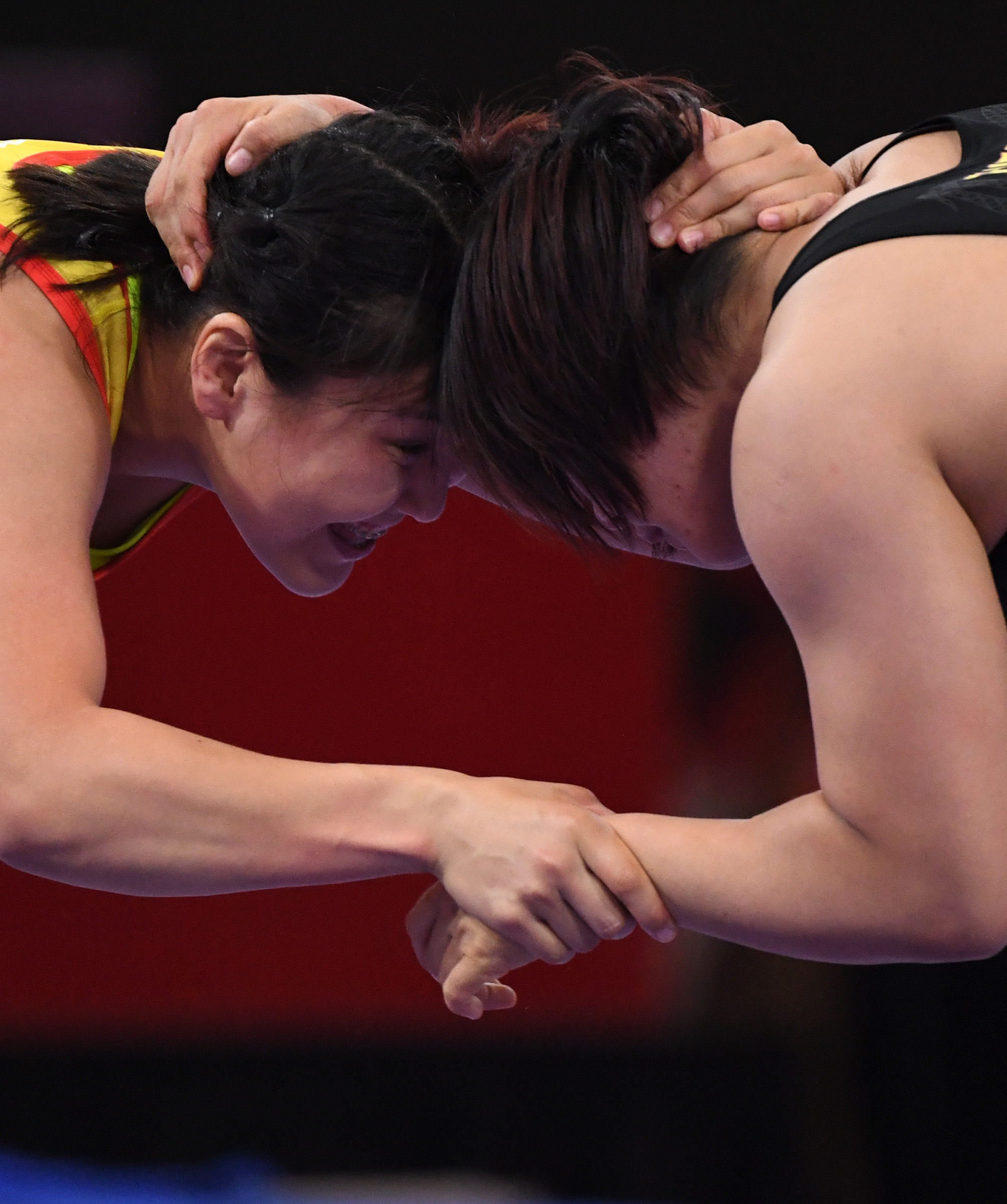 摔跤——女子自由式76公斤级四分之一决赛赛况(2)