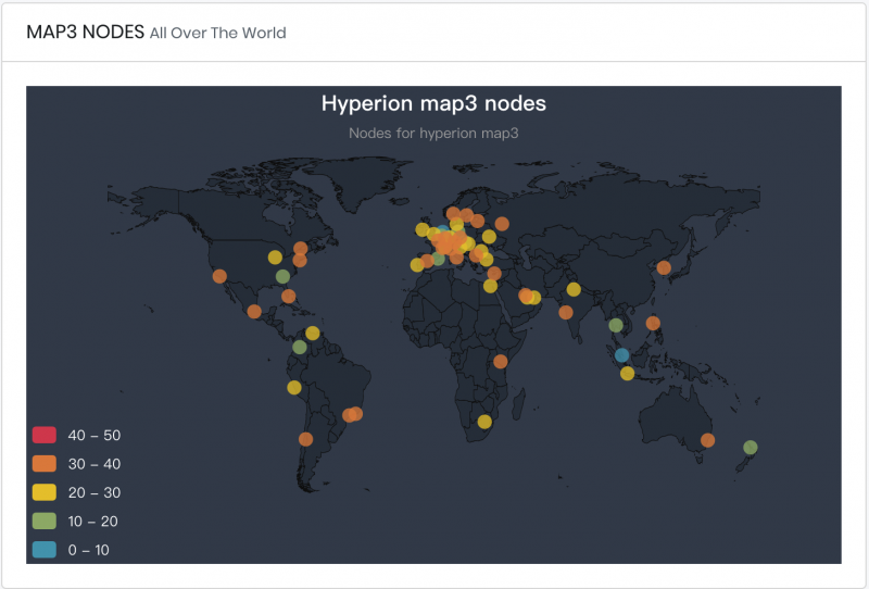 map3:hyperion海伯利安发布去中心化地图服务网络