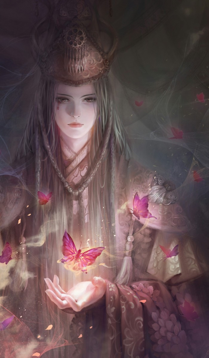 人物手绘"珍藏版"古风花美男,画风唯美,造型俊俏,俘获芳心