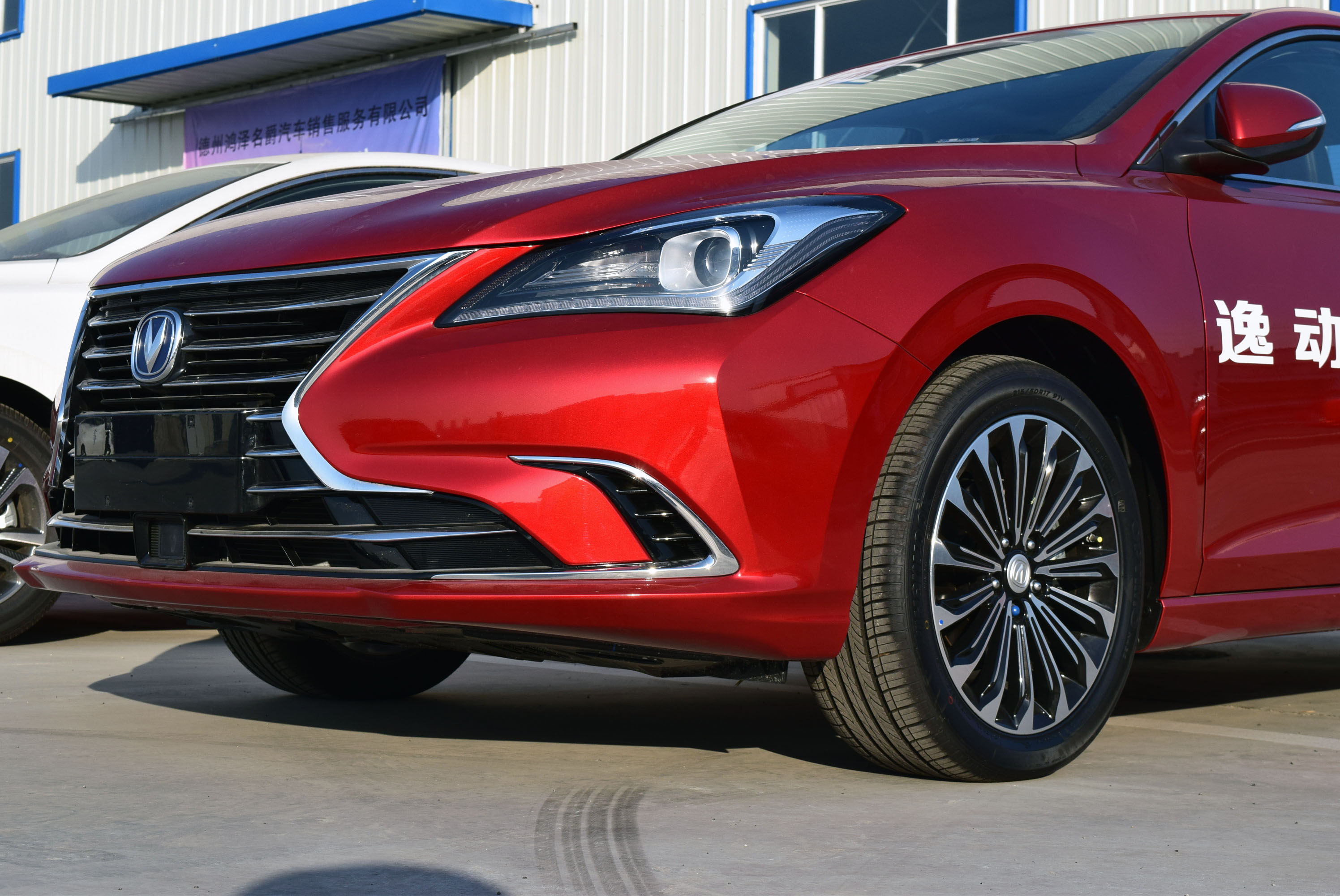 美的娇艳欲滴:长安逸动外观简拍