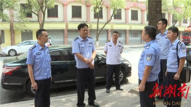 付学文到民中路督导文明创建工作