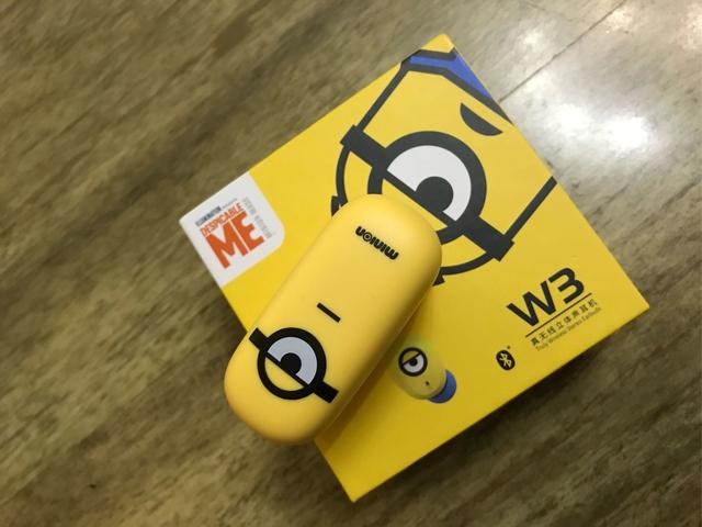 漫步者 w3小黄人无线蓝牙耳机:外表呆萌,可爱至上,真无线