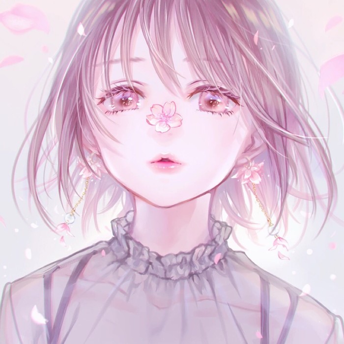 治愈系少女动漫头像 动漫情侣头像