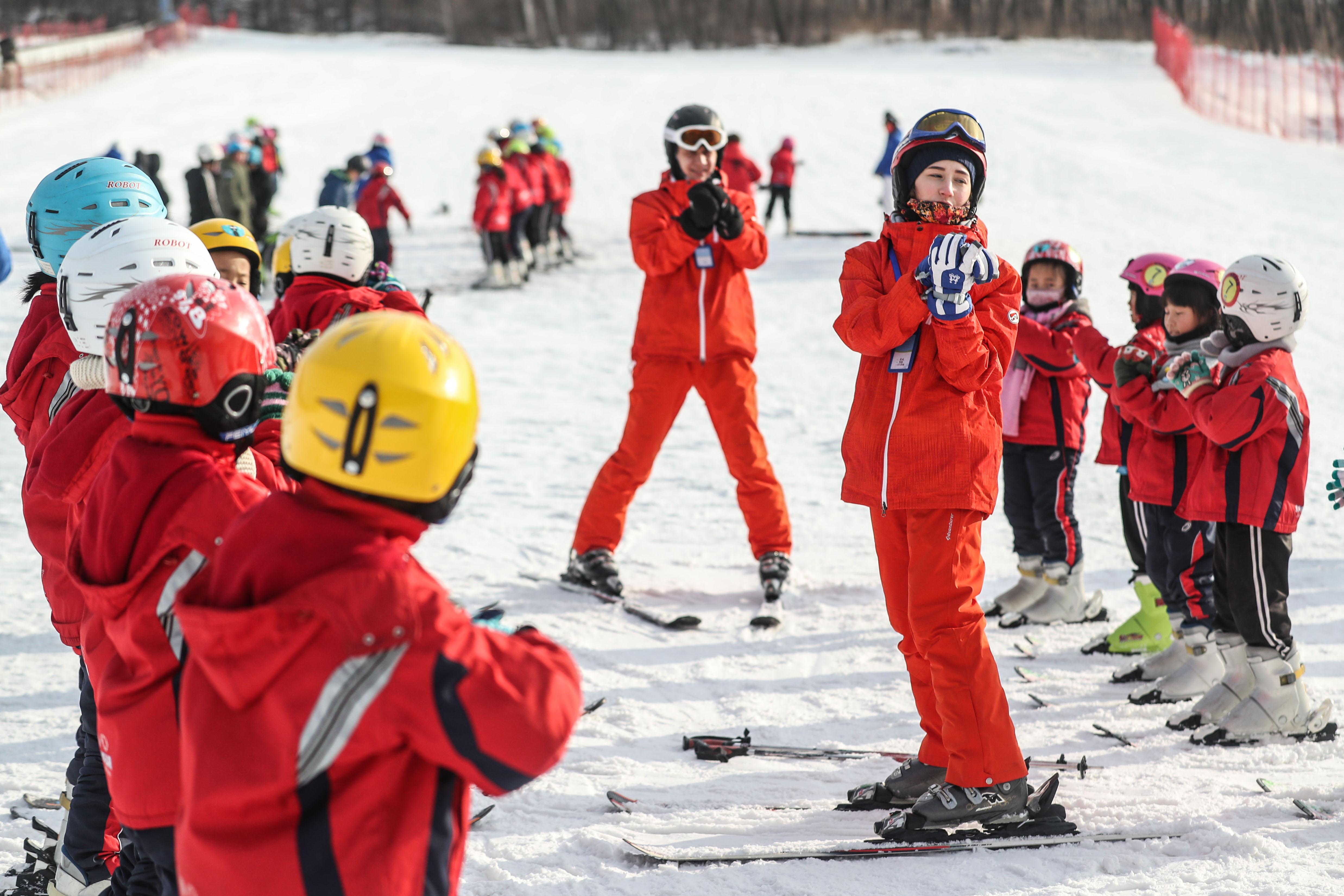 俄罗斯姑娘安吉丽娜:滑雪外教初体验