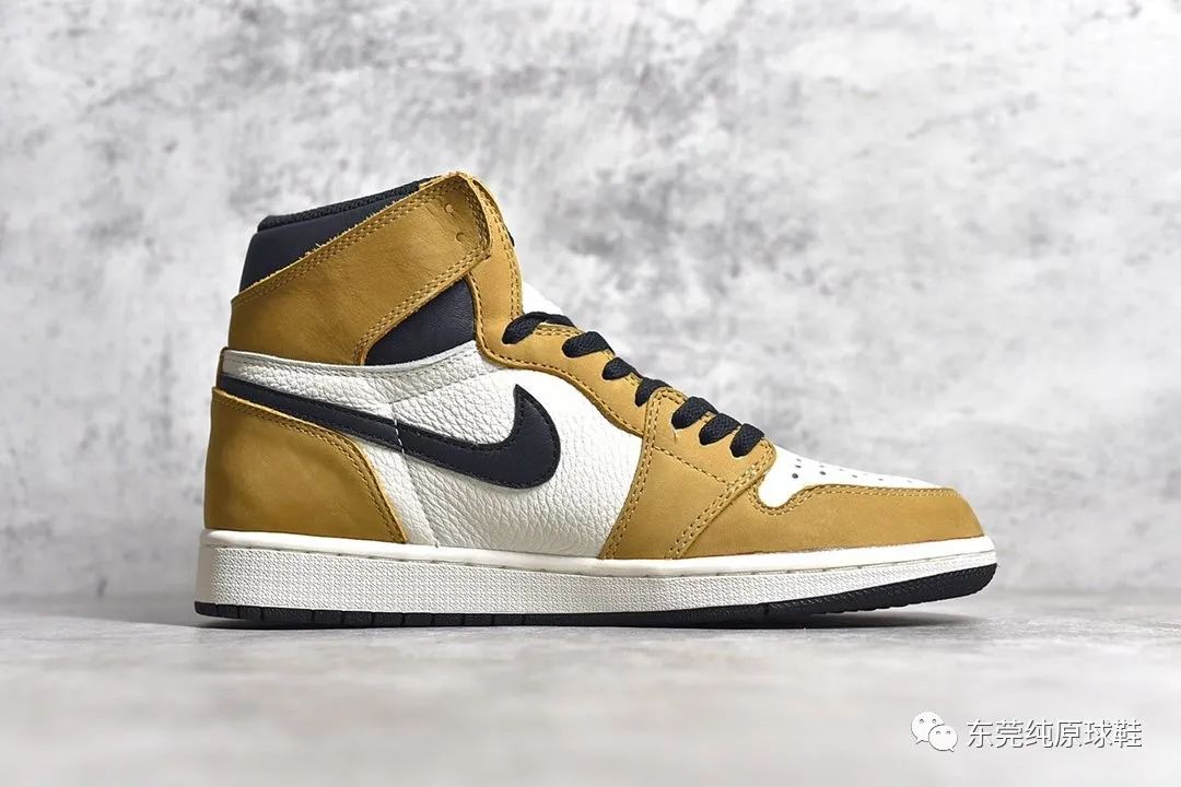 dz纯原丨秋风落叶色致敬新秀情怀,aj1新秀小麦配色实拍测评!