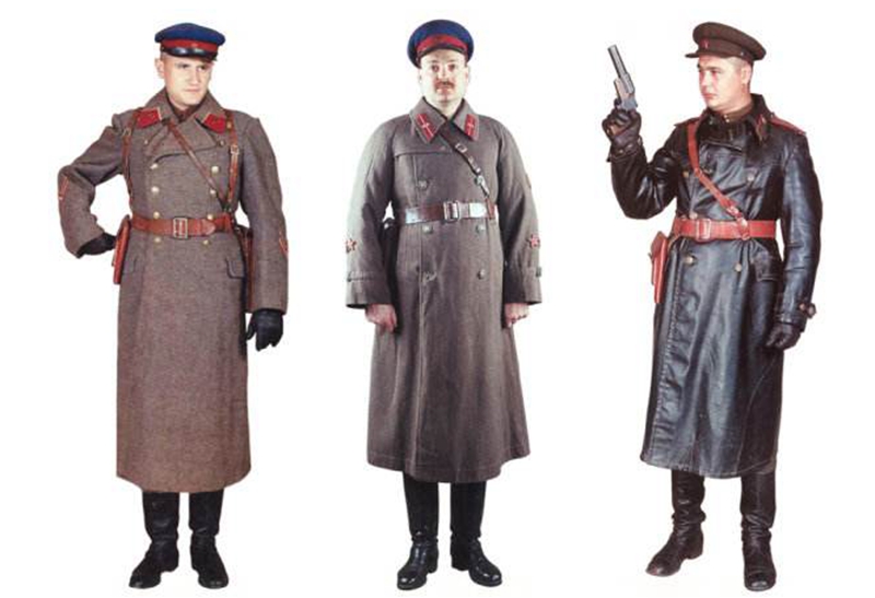 苏军格式的军服,这些不同阶级的军服也同样有着优秀的保暖功能,在寒冷