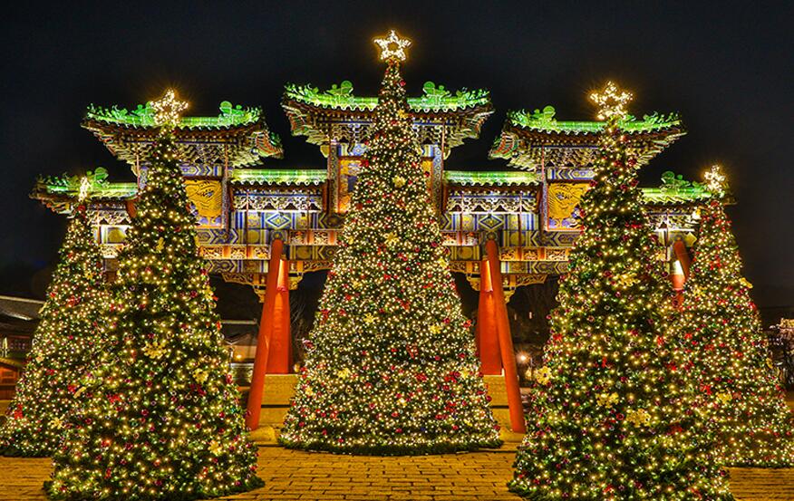 长城脚下的圣诞小镇,n大主题活动等你来造!节日气氛超浓郁
