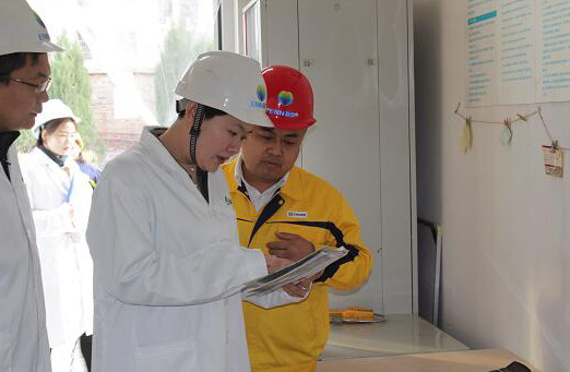 聊城市城市管理局副局长孙慧芳一行到聊城新奥开展安全检查