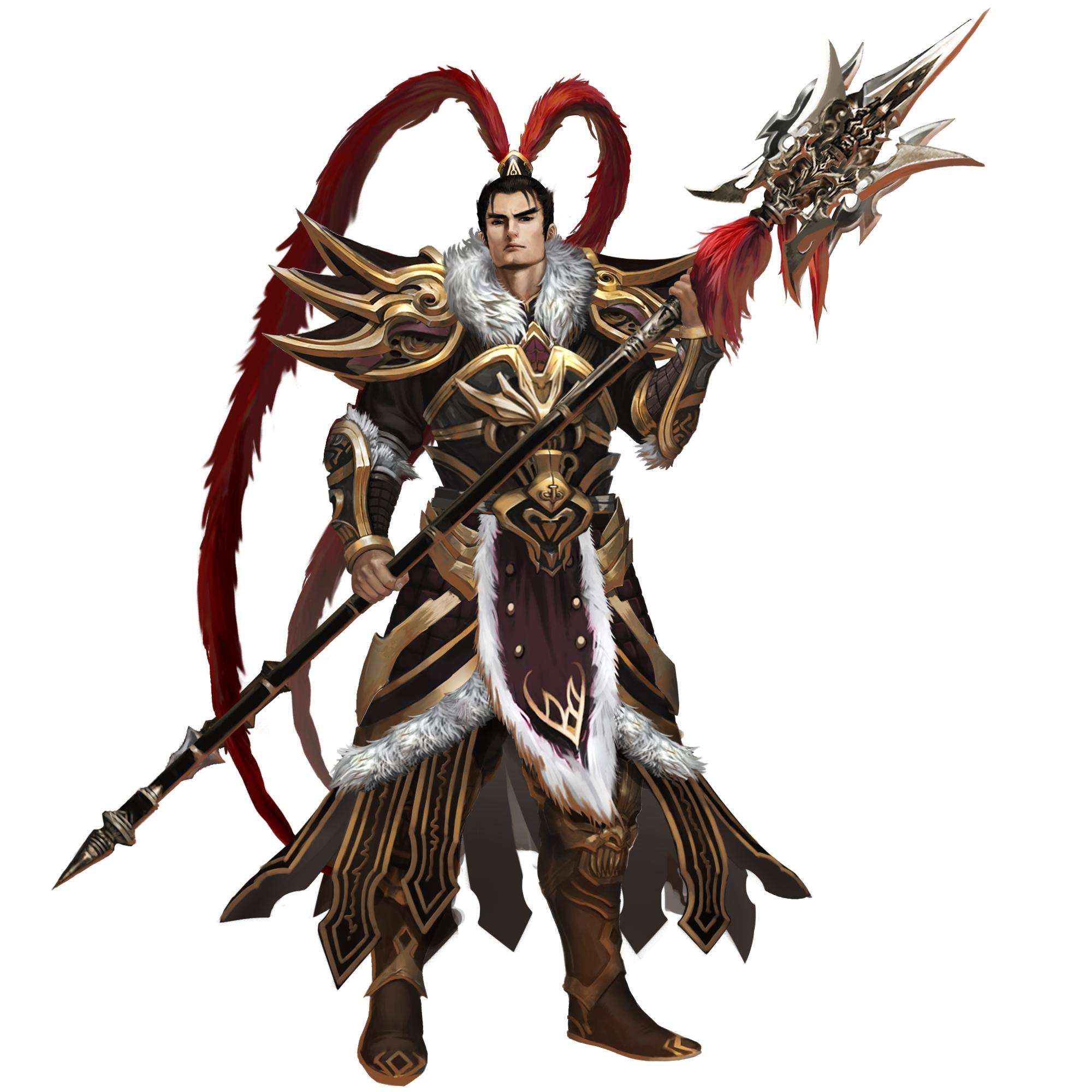 这两人都是使用方天画戟的高手,但是对两个人的评价截然不同