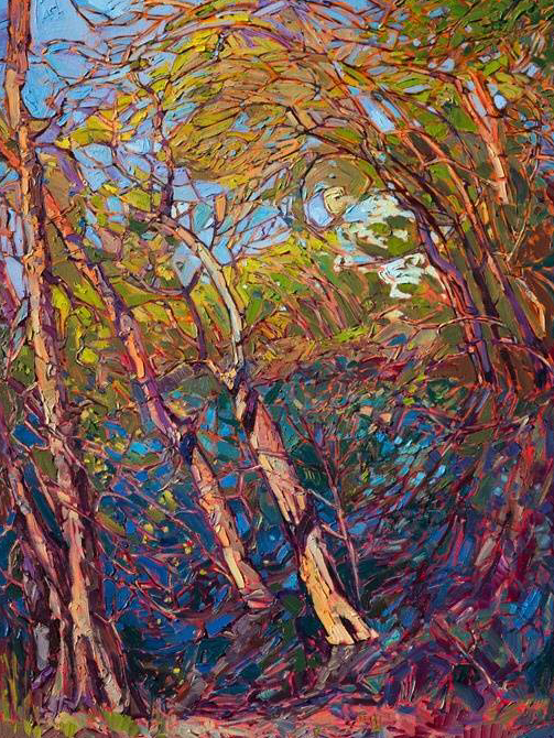 色彩纯度最高,明度对比最强的美国艺术家 erin hanson 作品