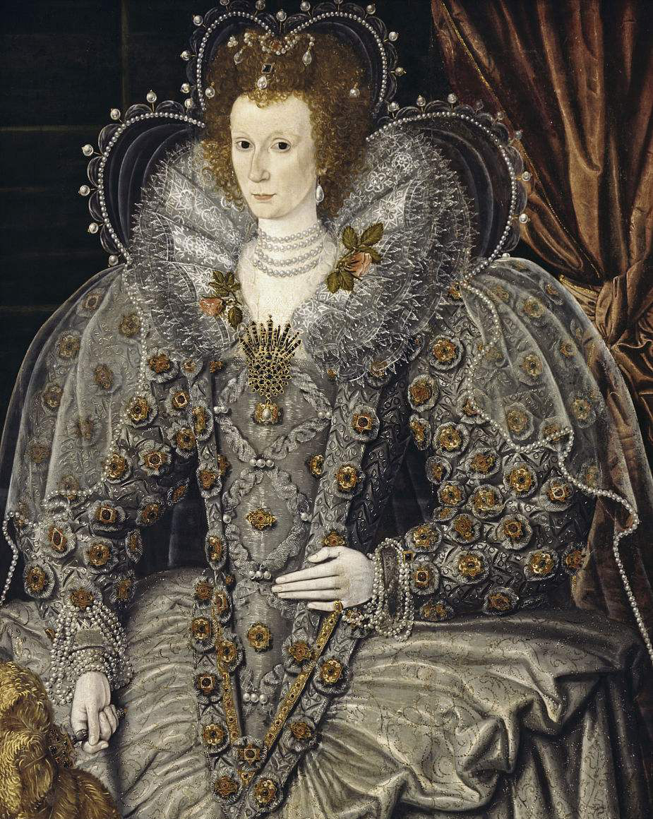 关于伊丽莎白一世穿衣打扮:奢华精美,做工复杂,看着都累