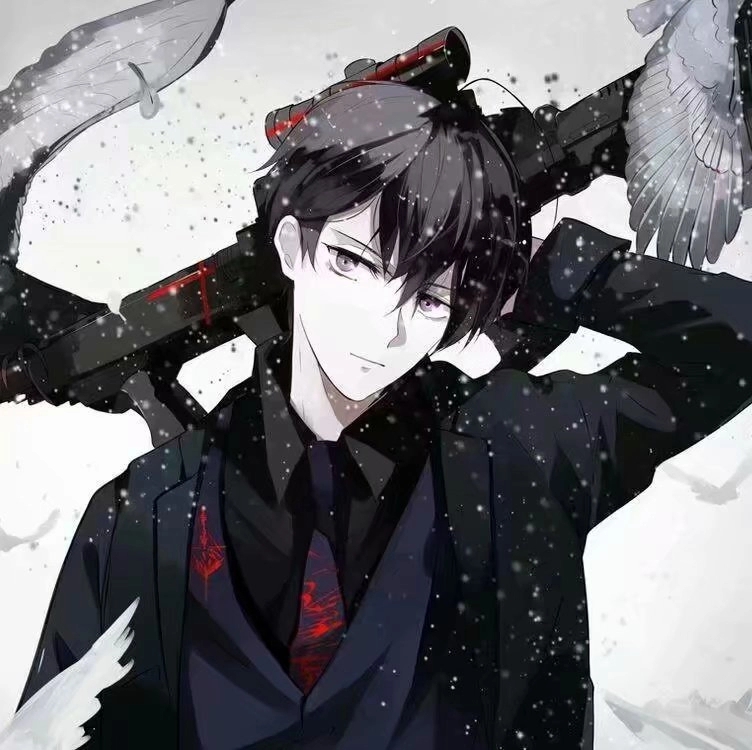 帅气小哥哥二次元动漫男生头像,一个人有好脾气是因为