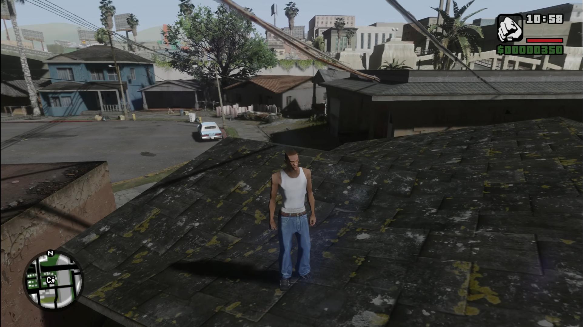 gta圣安地列斯:超写实画质mod演示,感觉就像大镖客2画质一样!